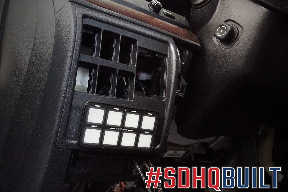 '08-21 200 Series Land Cruiser SDHQ Built Switch Pros OEM Replacement Keypad Mount