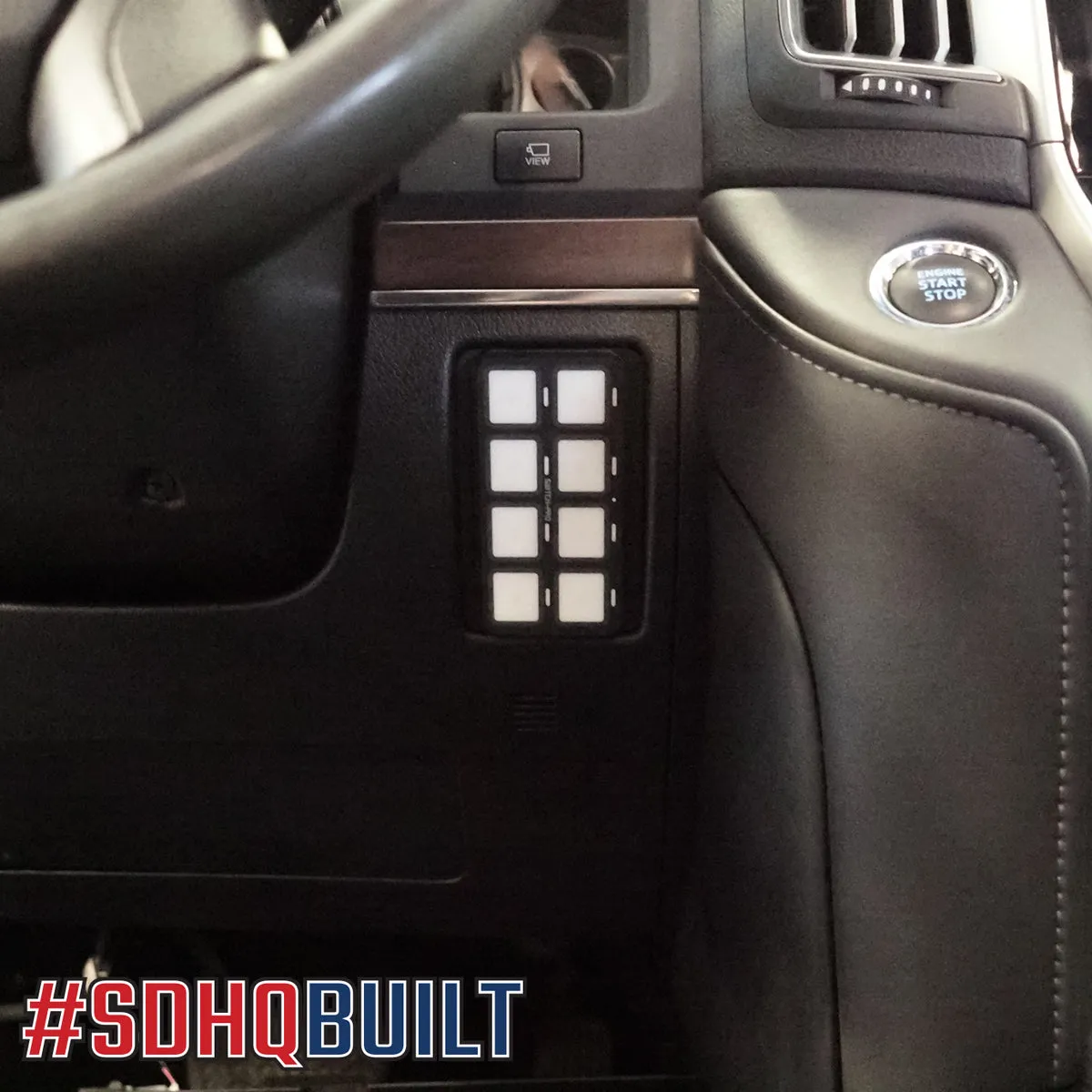 '08-21 200 Series Toyota Land Cruiser SDHQ Built Switch-Pros Vertical Keypad Mount