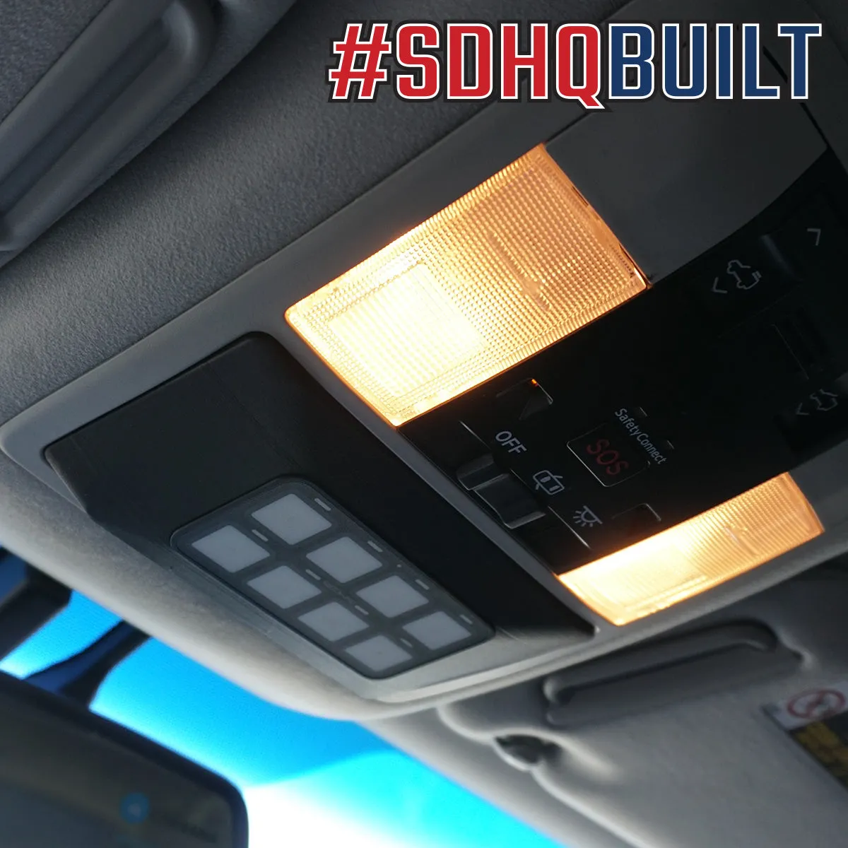 '10-23 Lexus GX460 SDHQ Built Switch-Pros SP-9100 Overhead Keypad Mount