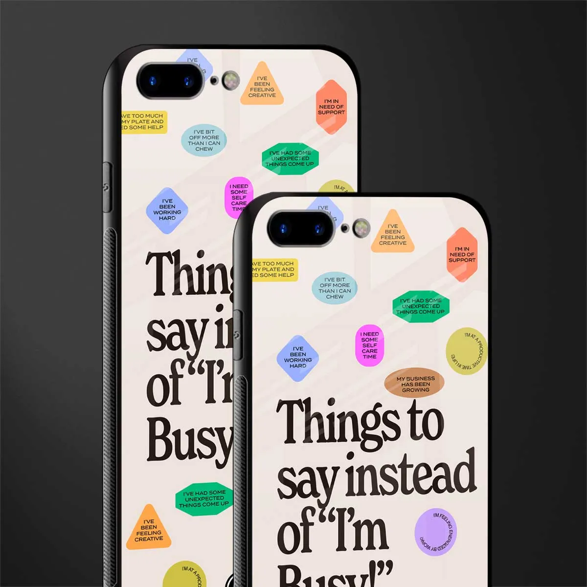 10 Things To Say Phone Case for IPhone 7 Plus | Glass Case