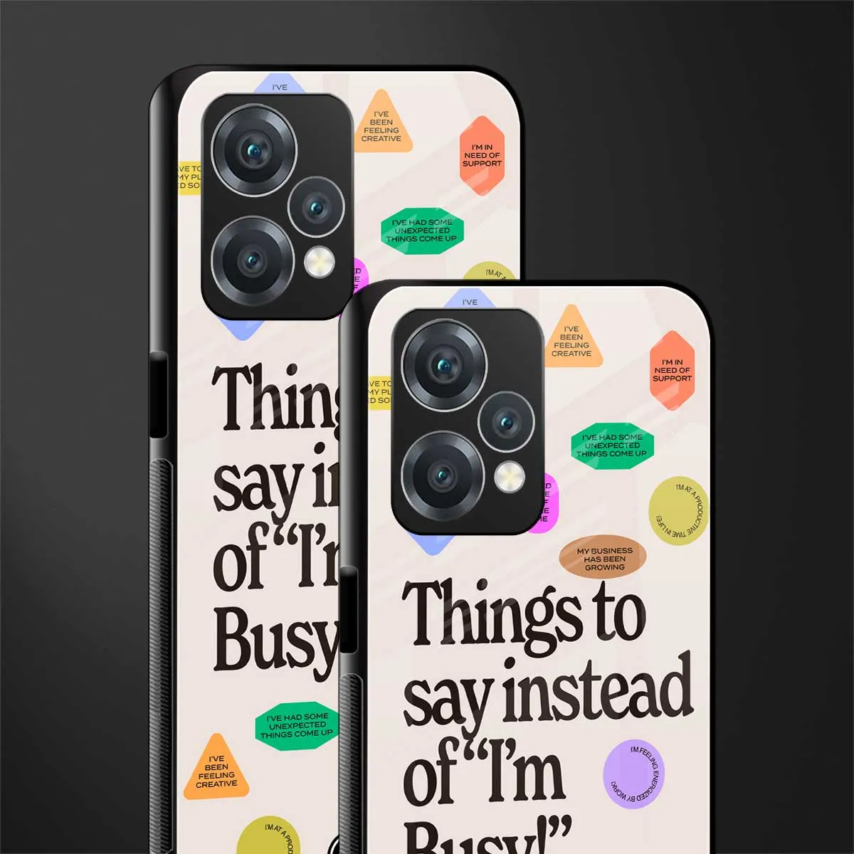 10 Things To Say Phone Case for Realme 9 Pro | Glass Case