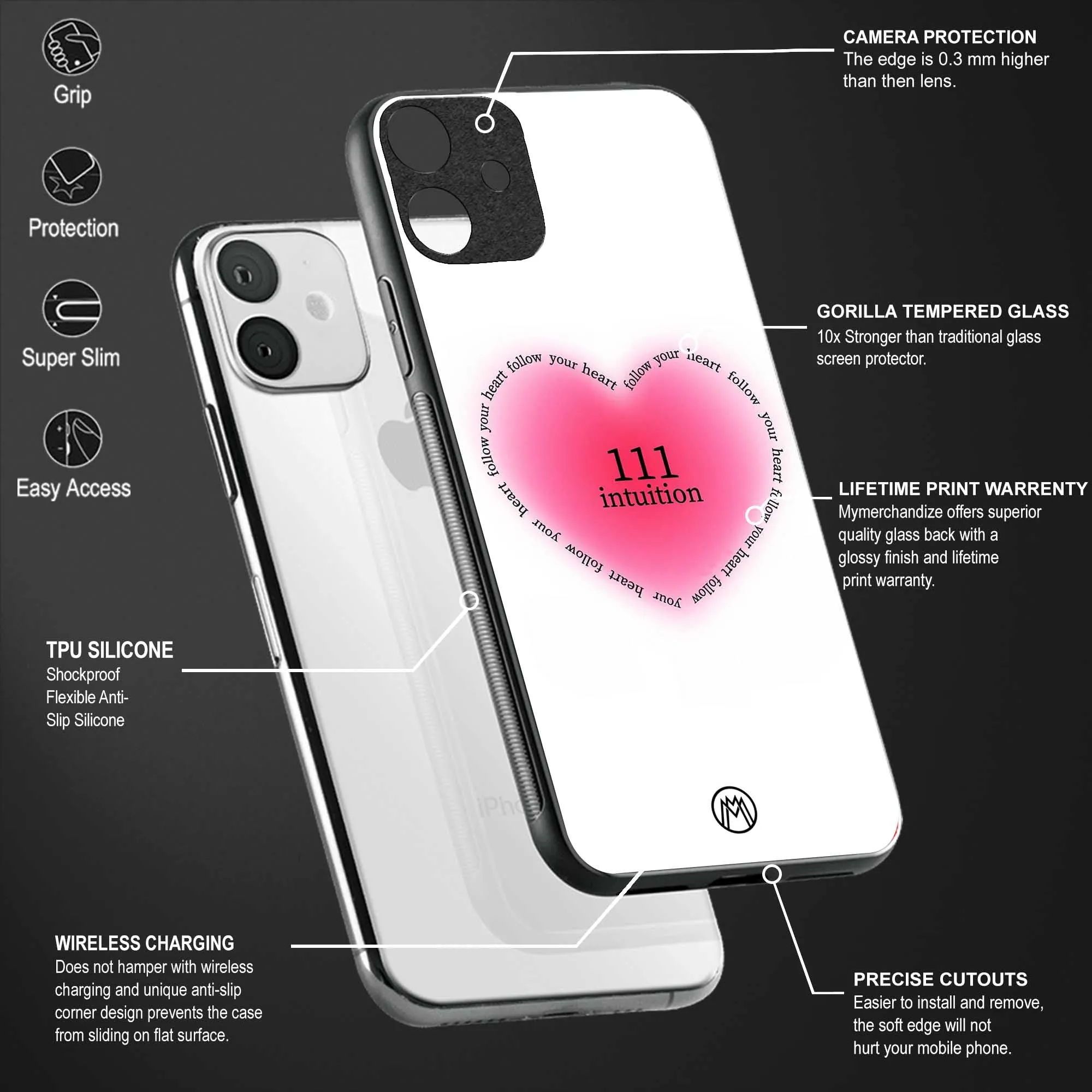 111 Intuition Phone Case for OnePlus Nord CE 2 5G | Glass Case