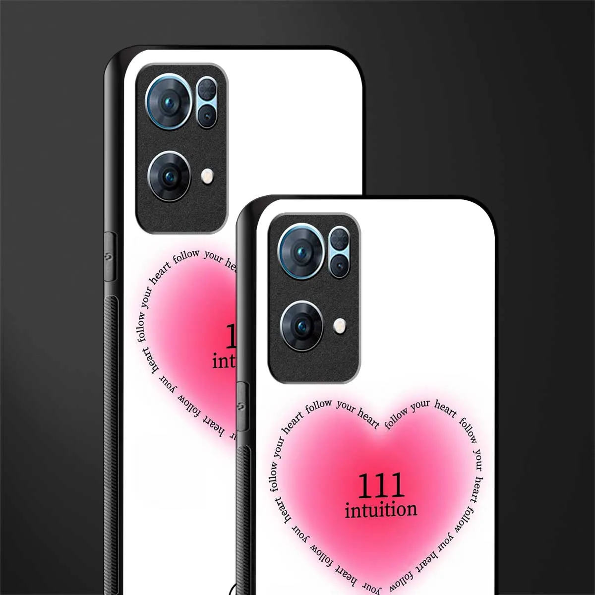 111 Intuition Phone Case for Oppo Reno7 Pro 5G | Glass Case