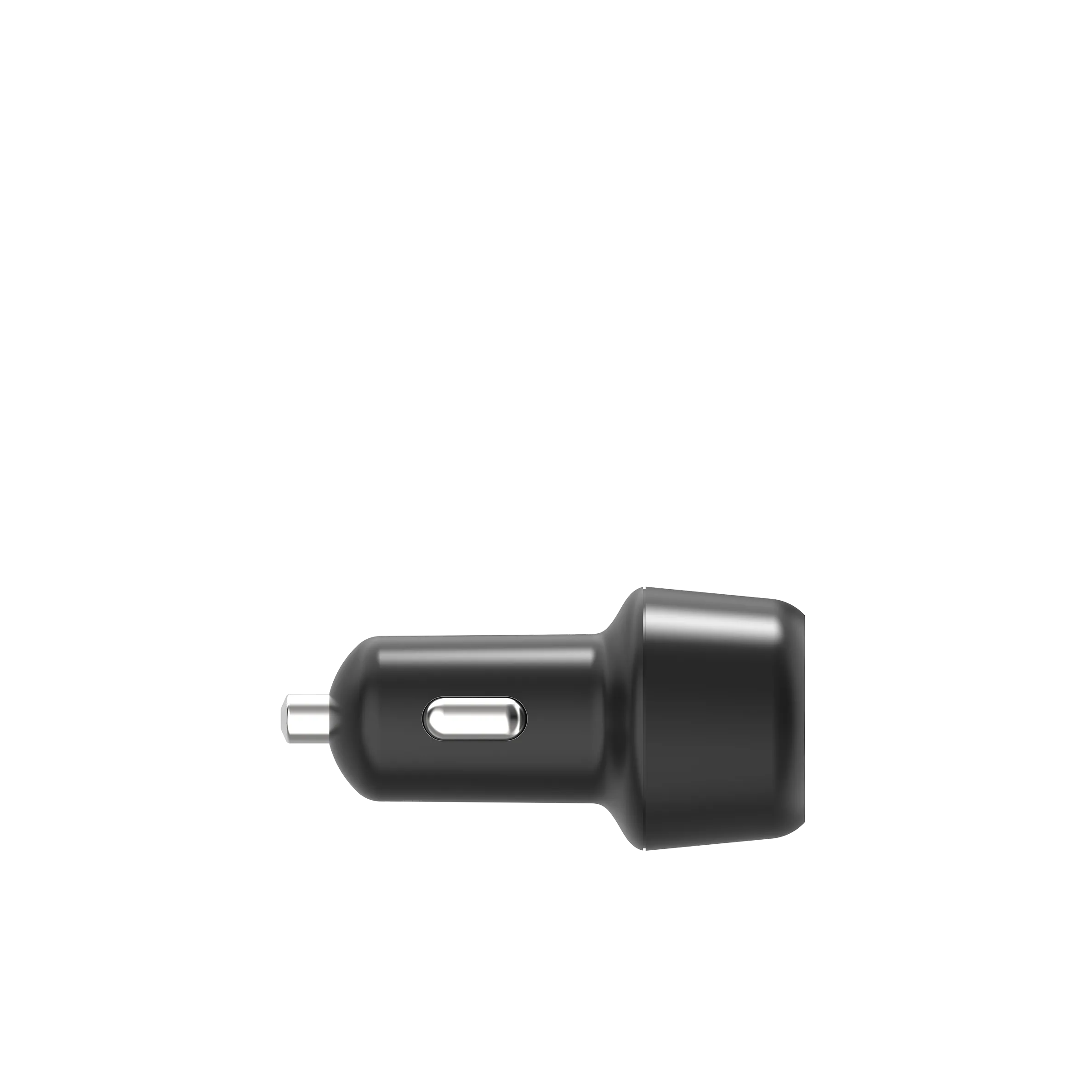 12W Dual Port Car Charger - Black