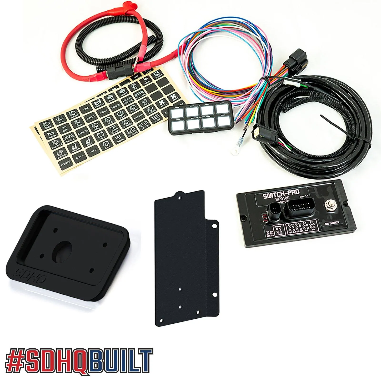 '14-21 Toyota Tundra SDHQ Built Complete Switch Pros SP-9100 Mounting Kit