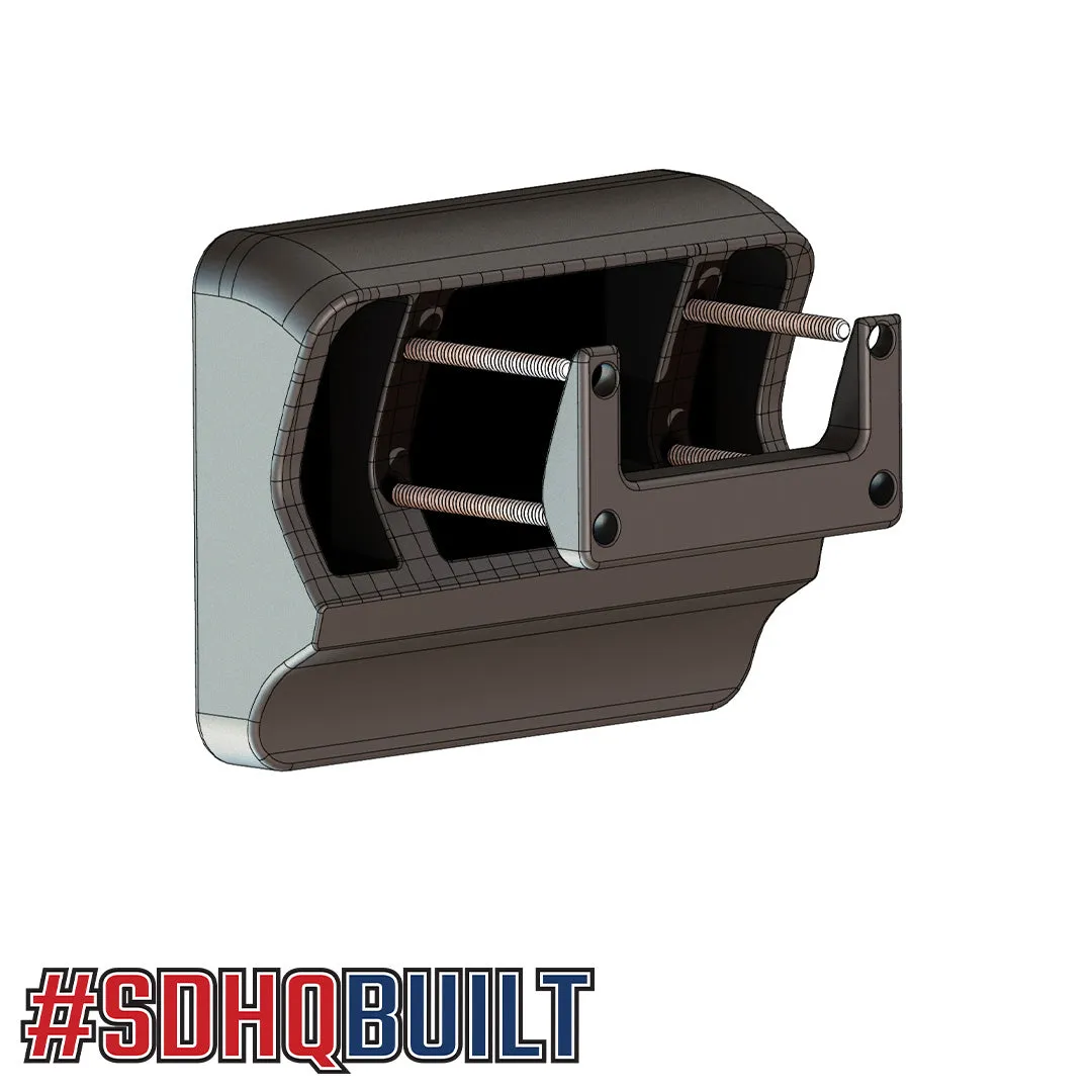 '15-20 Ford F150 SDHQ Built Switch Pros RCR-Force-12 Flow Through Center Console Keypad Mount