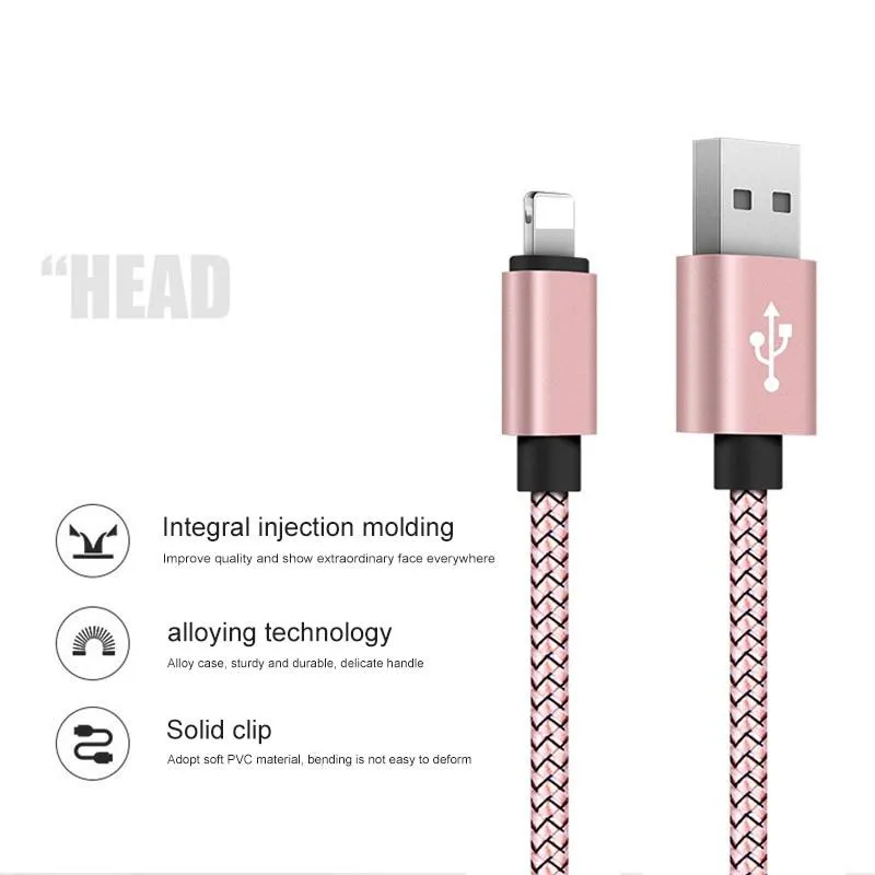 20cm 1m 2m 3m Data USB Charger Cable For iPhone 6s 6 7 8 Plus 11 12 Pro Xs Max XR X 5s iPad Fast Charging Origin Long Wire Cord