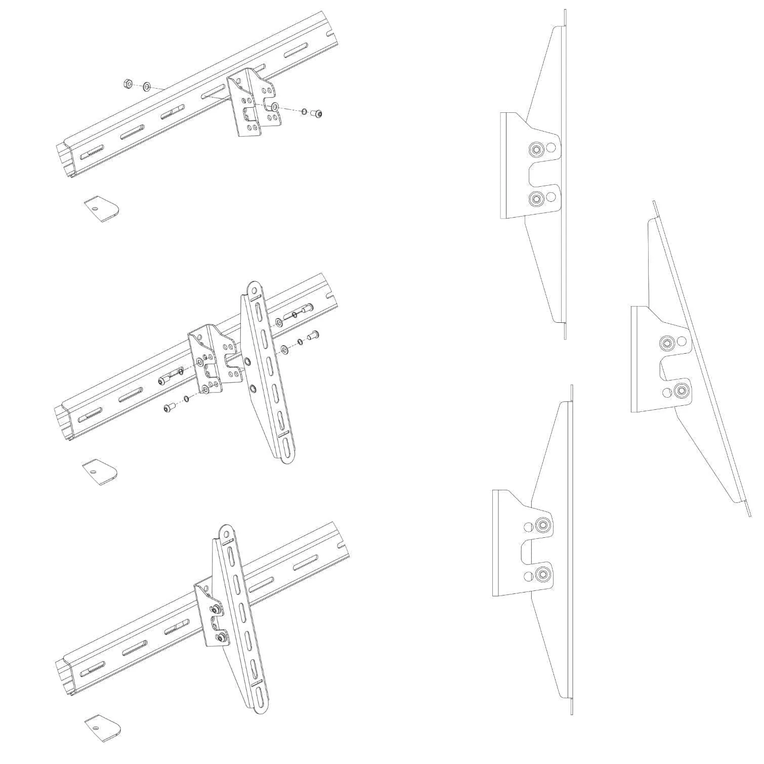 4CX Recovery Board Mounts