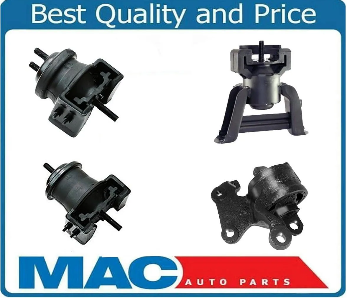 95-02 Mazda Millenia 2.3L 4 Piece Engine Motor Transmission Mount Kit