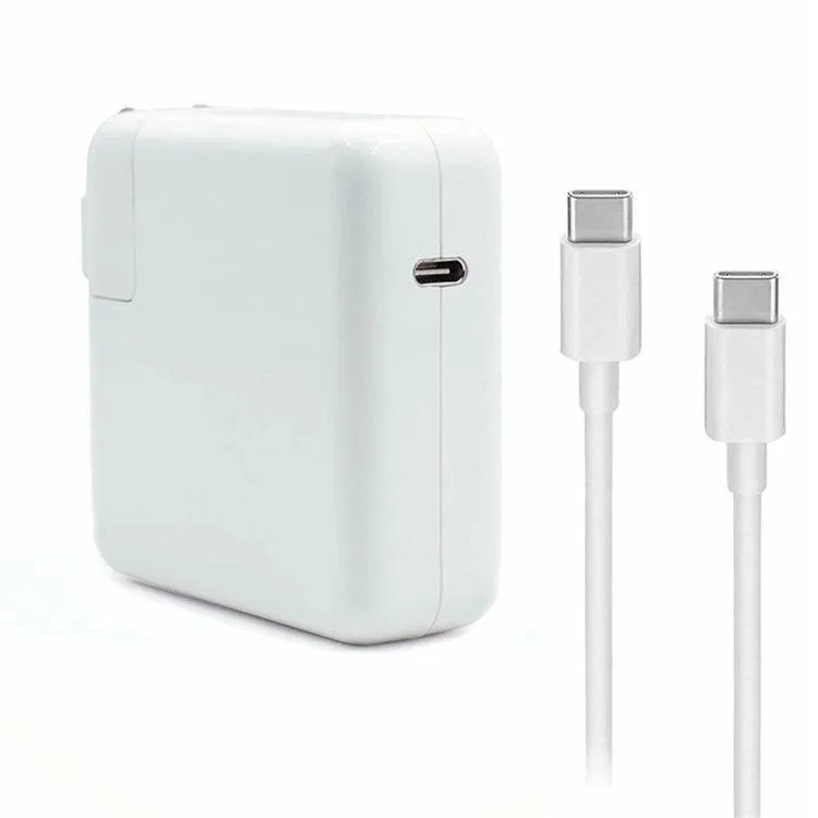 96W Compact USB-C Power Adapter with 1.8m Fast Charging Cable