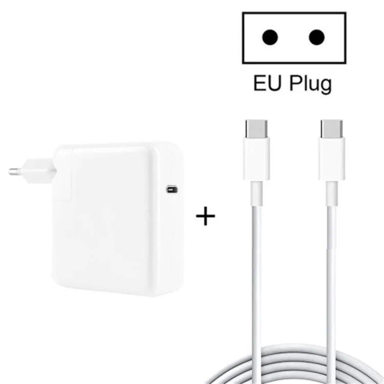 96W Compact USB-C Power Adapter with 1.8m Fast Charging Cable