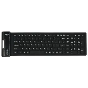 Adesso AKB-222UB SlimTouch 222 Antimicrobial Waterproof Flex Keyboard