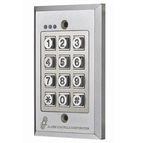 Alarm Controls KP200 Weatherproof and Vandal-Resistant Digital Keypad