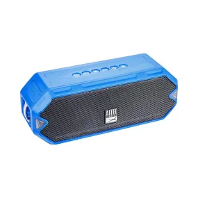 Altec Lansing IMW1200 HydraJolt Wireless Bluetooth Speaker, Waterproof Portable Speakers with Built In Phone Charger and Lights, Everything Proof Outdoor, Shockproof, Snowproof, 16 Hours Playtime (Royal Blue)