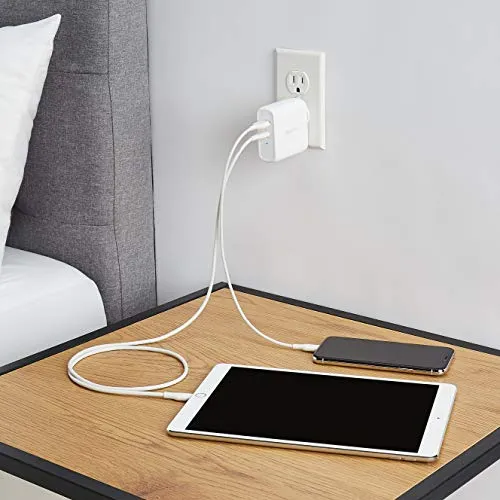 Amazon Basics 30W One-Port GaN USB-C Wall Charger with Power Delivery PD for Tablets & Phones