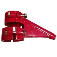 Angled Clamp On Panhard Bar Bracket 7 1/2"