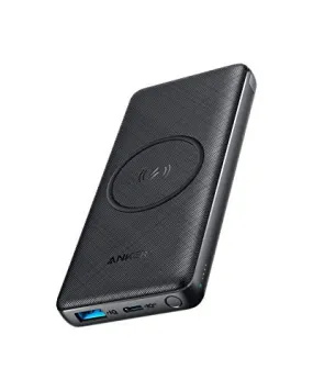 Anker Wireless Power Bank 10,000mAh, PowerCore III 10K Wireless Portable Charger with Qi-Certified 10W Wireless Charging and 18W USB-C Quick Charge for iPhone 12,Mini, Pro, iPad, AirPods, and More