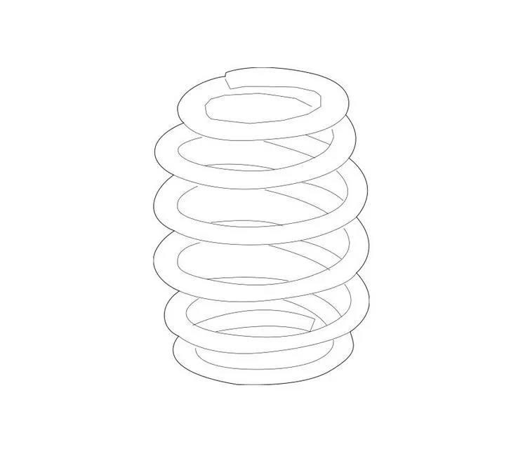 Audi Coil Spring – Rear 80A511115AK