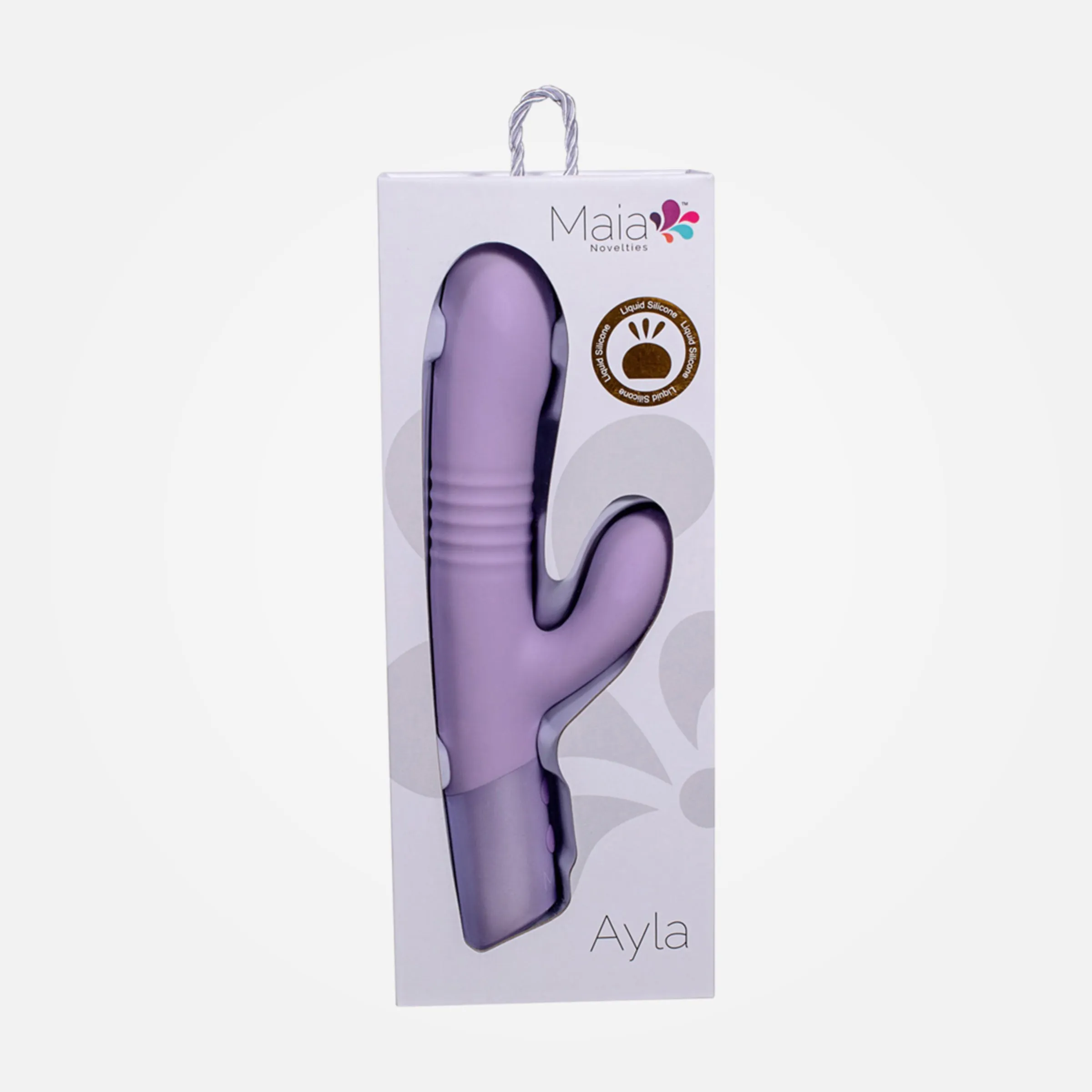 AYLA - Lilac Rechargeable Thrusting Rabbit Vibrator