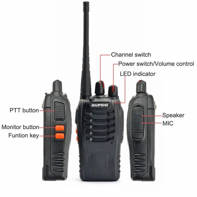 Baofeng BF-888S [50 Pack] | UHF |  5W | 16CH | CTCSS/DCS | Flashlight