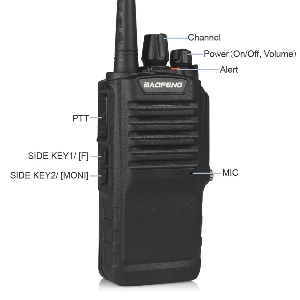 Baofeng BF-9700 | UHF | 7/5/1W | Waterproof | Noise Reduction | 1800mAh | with Cable [DISCONTINUED]