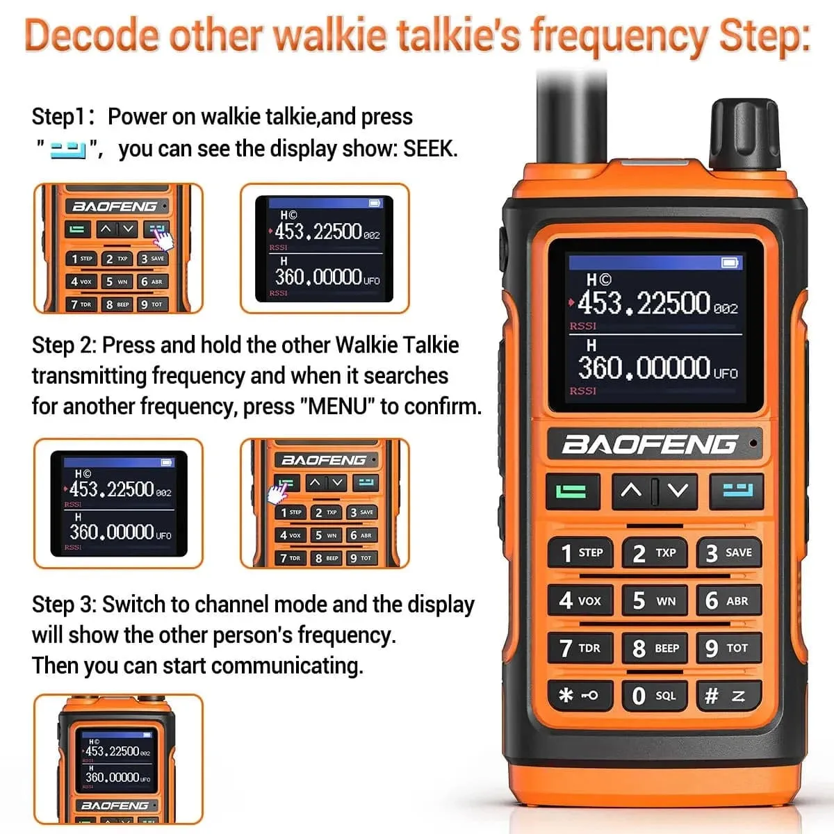 Baofeng UV-17M Air Band Walkie Talkie Wireless Copy Frequency Long Range Type-C NOAA AM Portable UV-5R 17 Pro Ham Two Way Radio