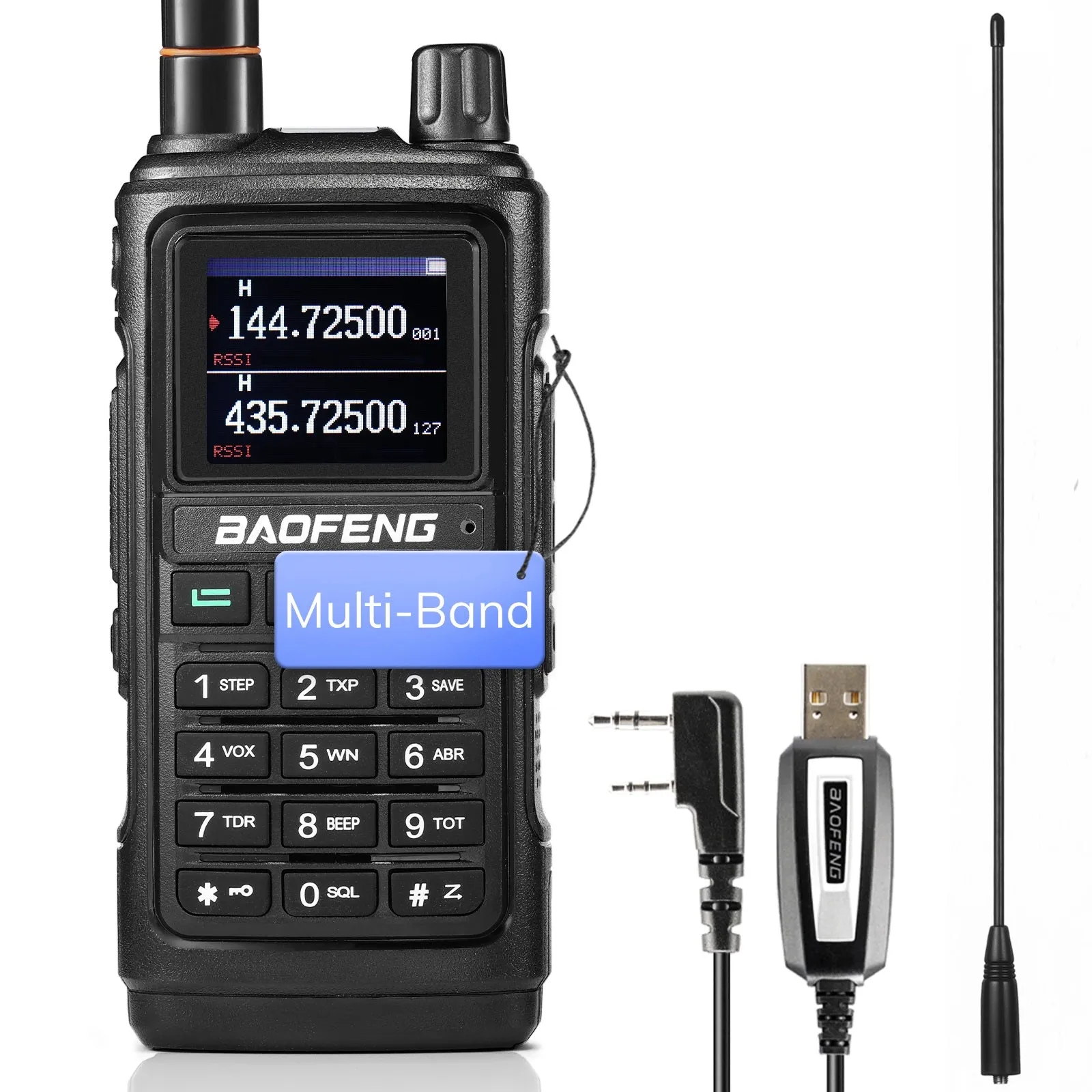 Baofeng UV-17R PLUS | Multi-Band | Airband | 5W | NOAA |  Wireless Frequency Copy | 2500MAH USB-C Battery | Support Chirp