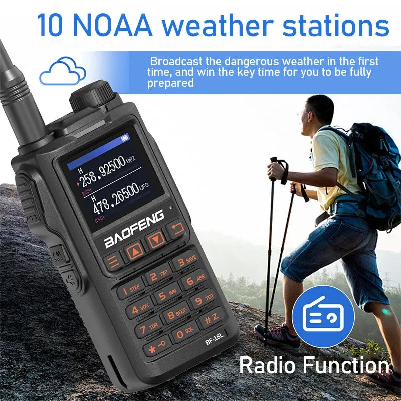 BAOFENG UX-19 TRI-BAND 18W USB-C RADIO, TFT SCREEN