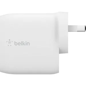 Belkin BoostCharge Dual USB-A Wall Charger 24W, 24W, 4.80A Output, White