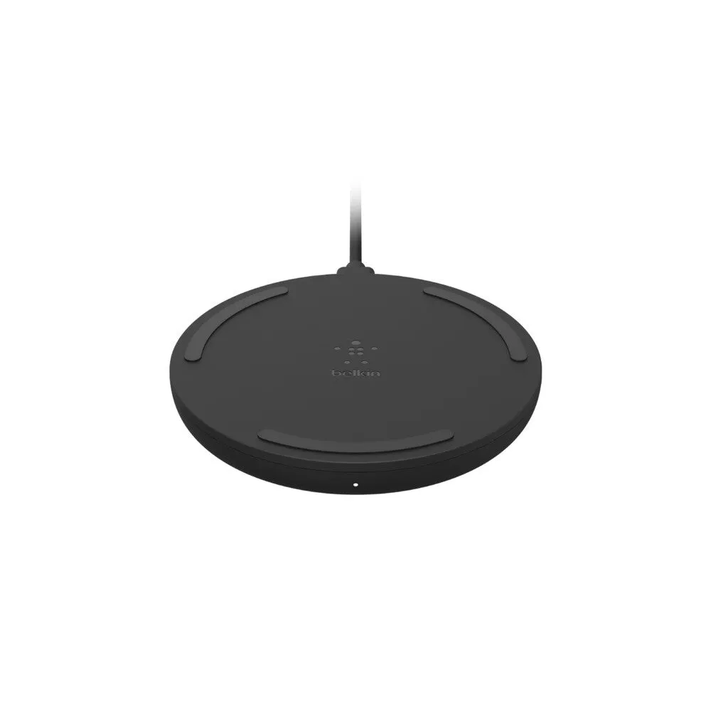 Belkin WIA002BTBK mobile device charger Smartphone Black Wireless charging Indoor