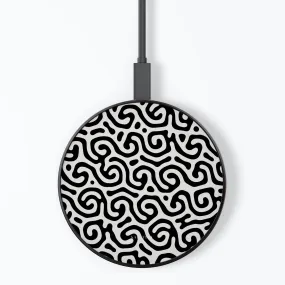 Black & White Curl Wireless Charger