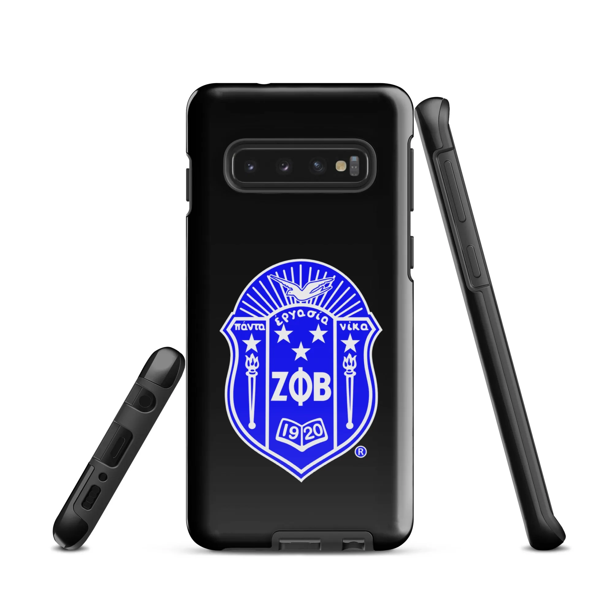 Black Zeta Shield Samsung Case