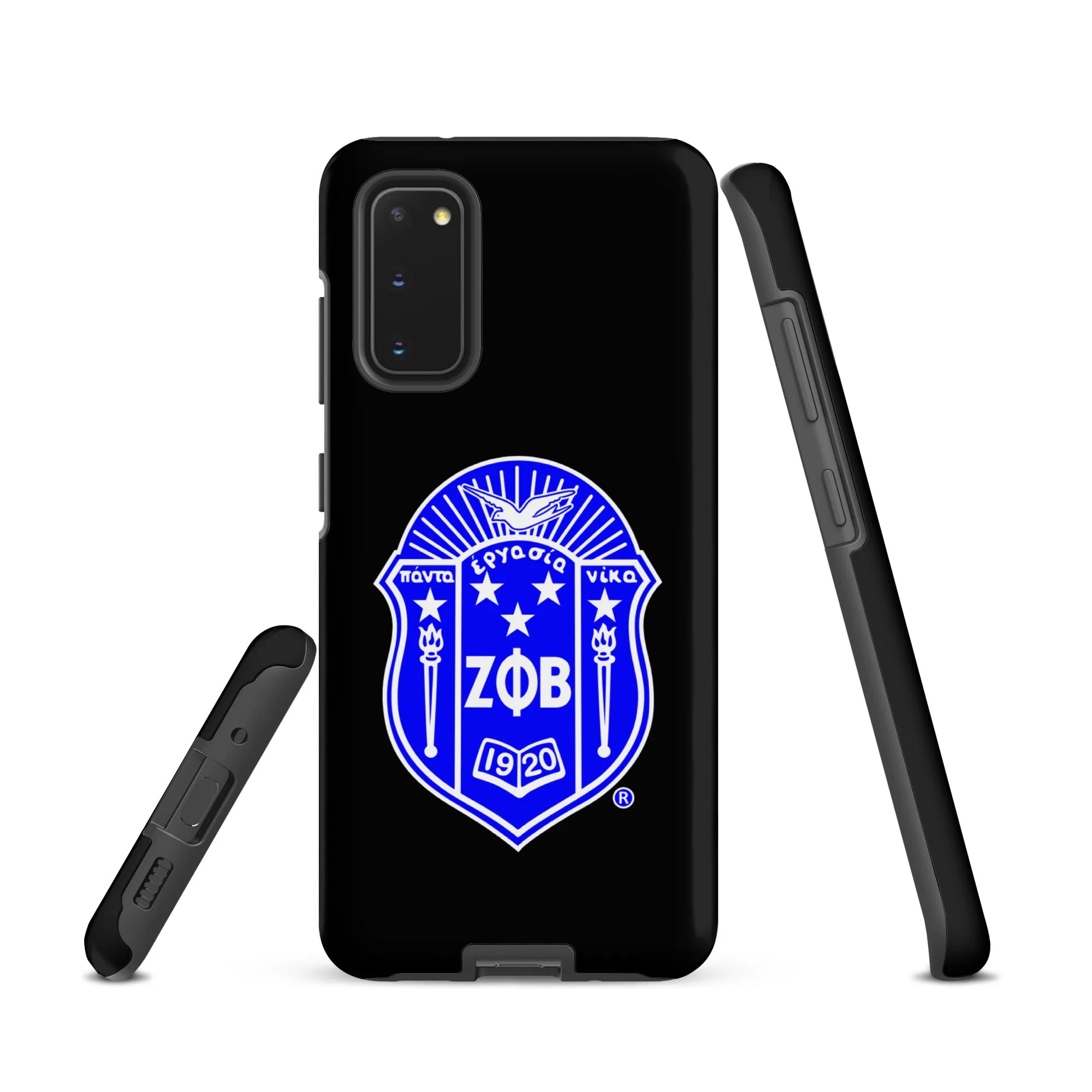 Black Zeta Shield Samsung Case