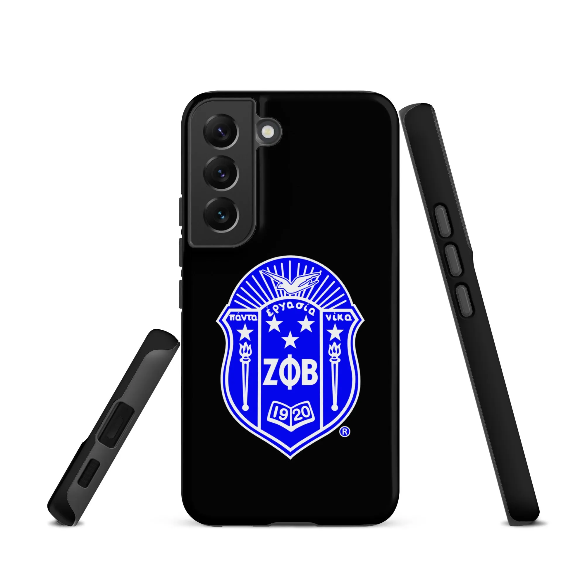 Black Zeta Shield Samsung Case