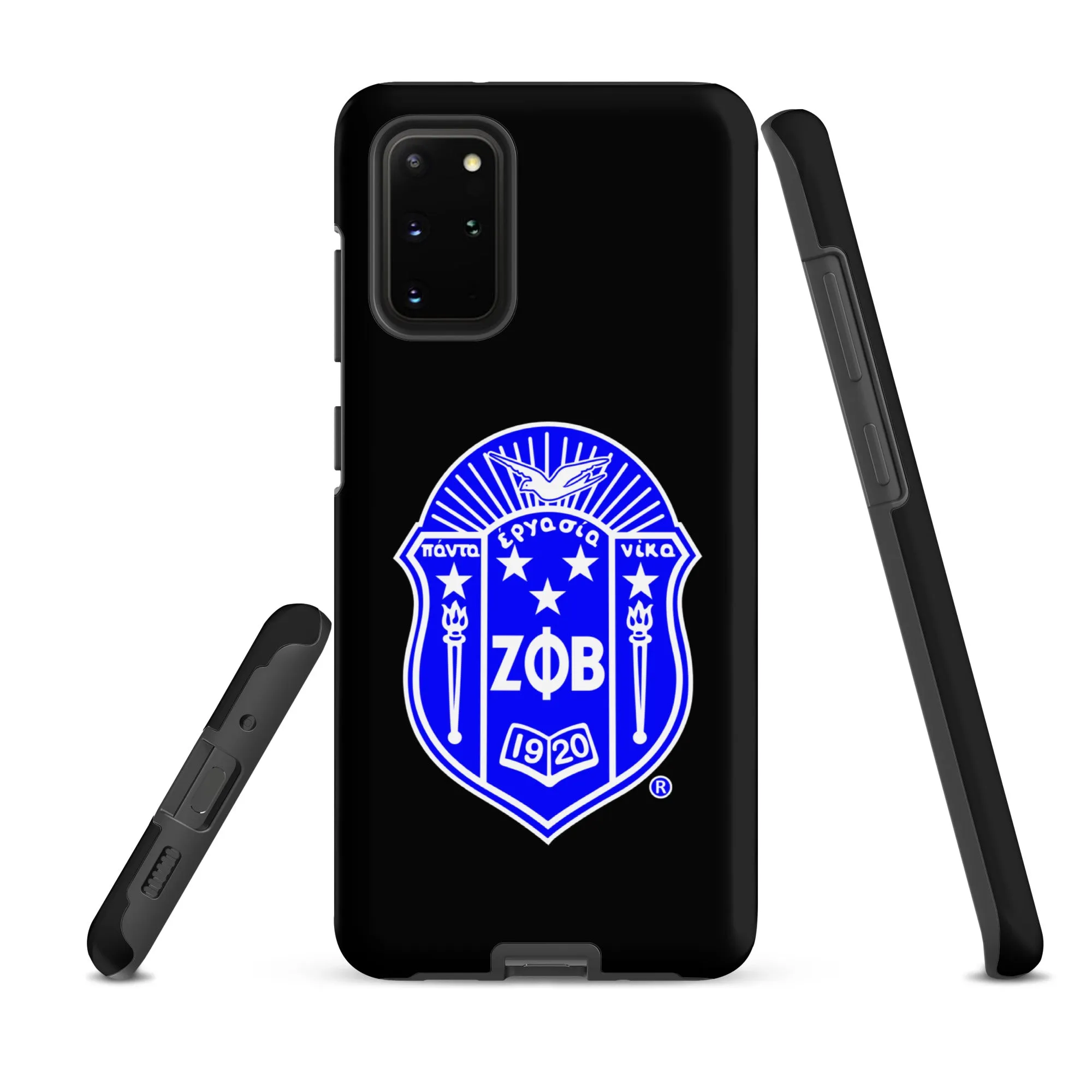 Black Zeta Shield Samsung Case