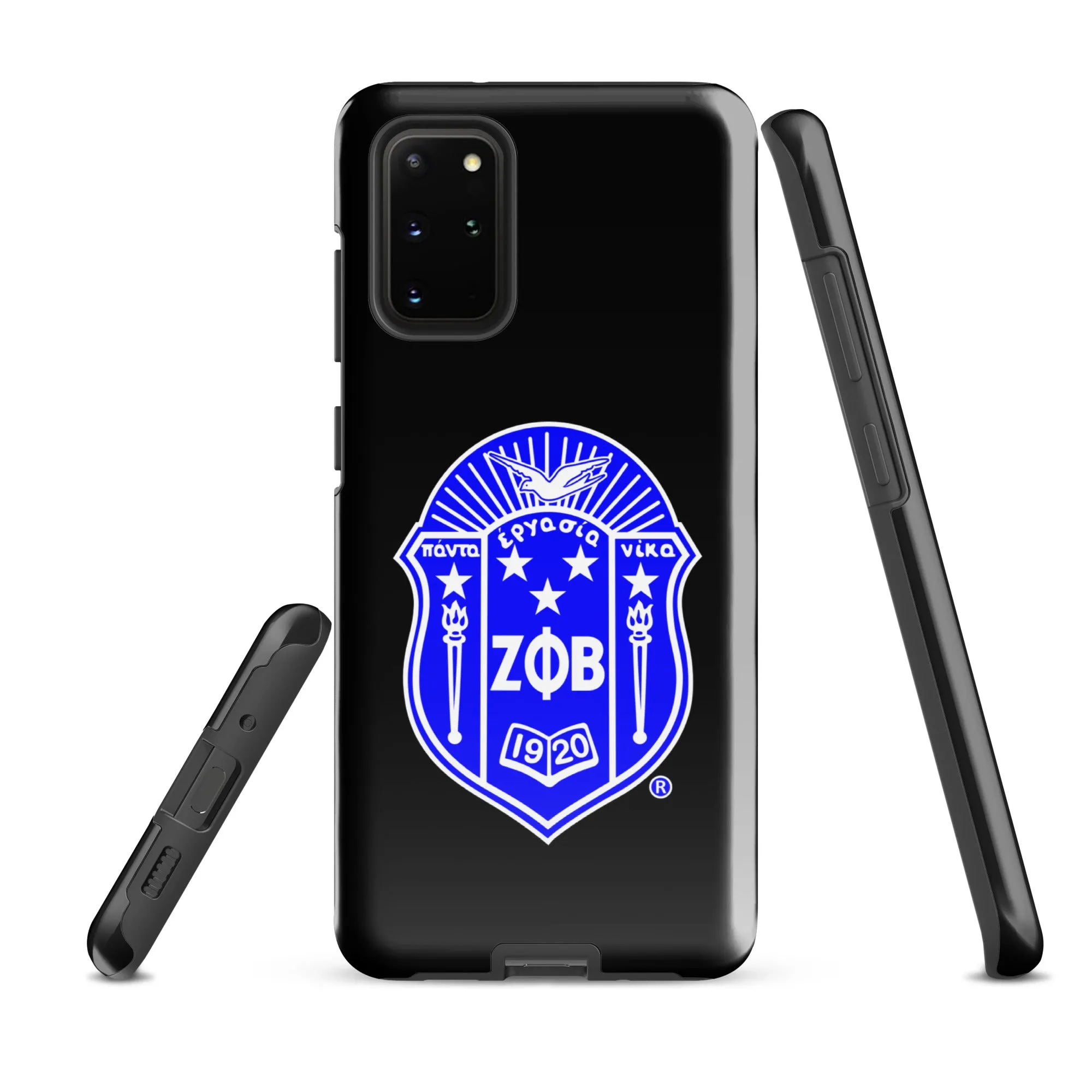 Black Zeta Shield Samsung Case