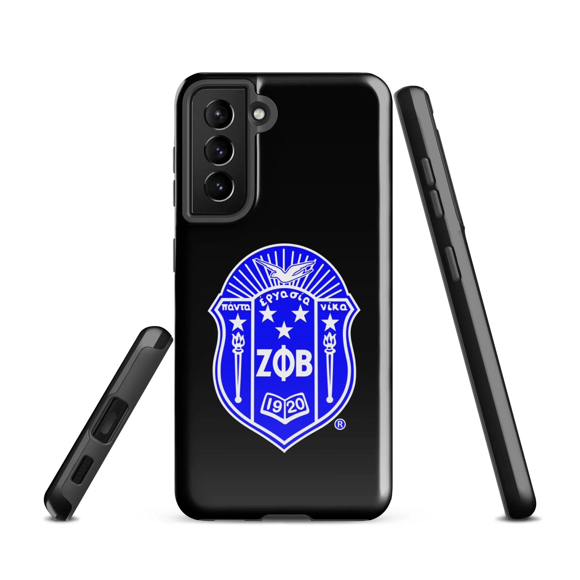 Black Zeta Shield Samsung Case