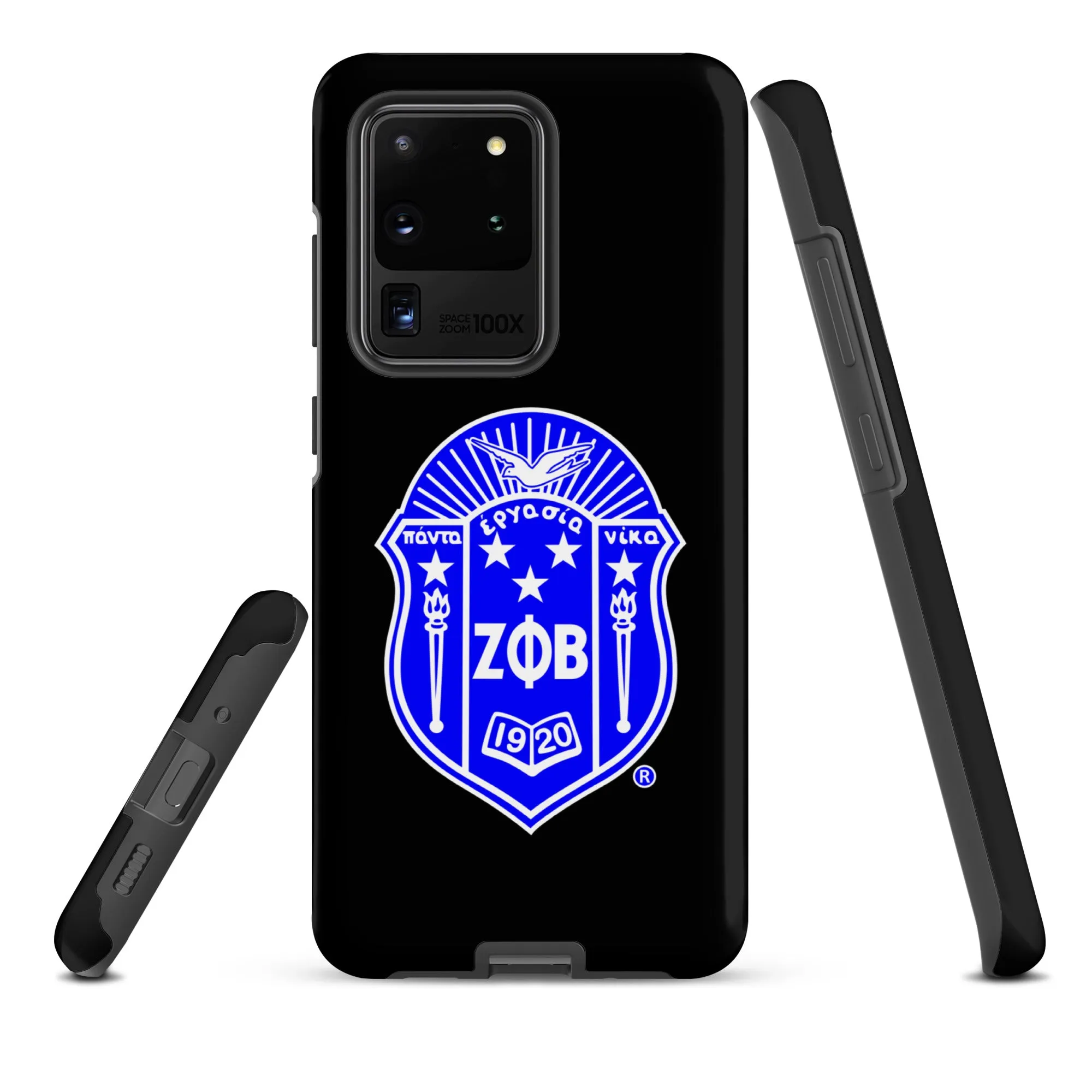 Black Zeta Shield Samsung Case