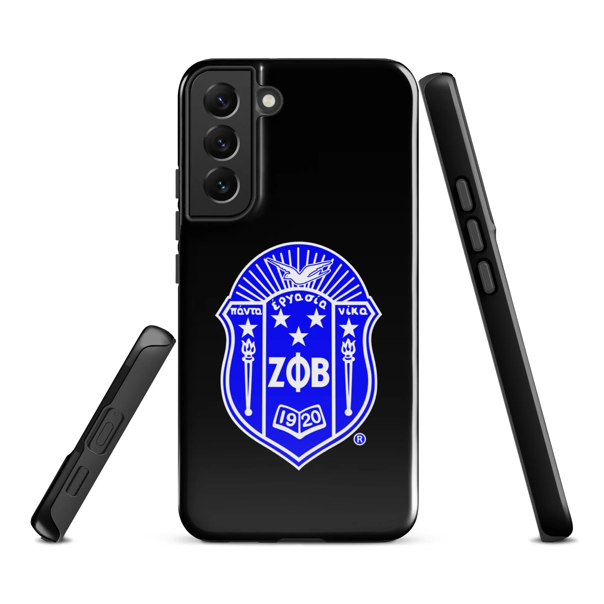 Black Zeta Shield Samsung Case