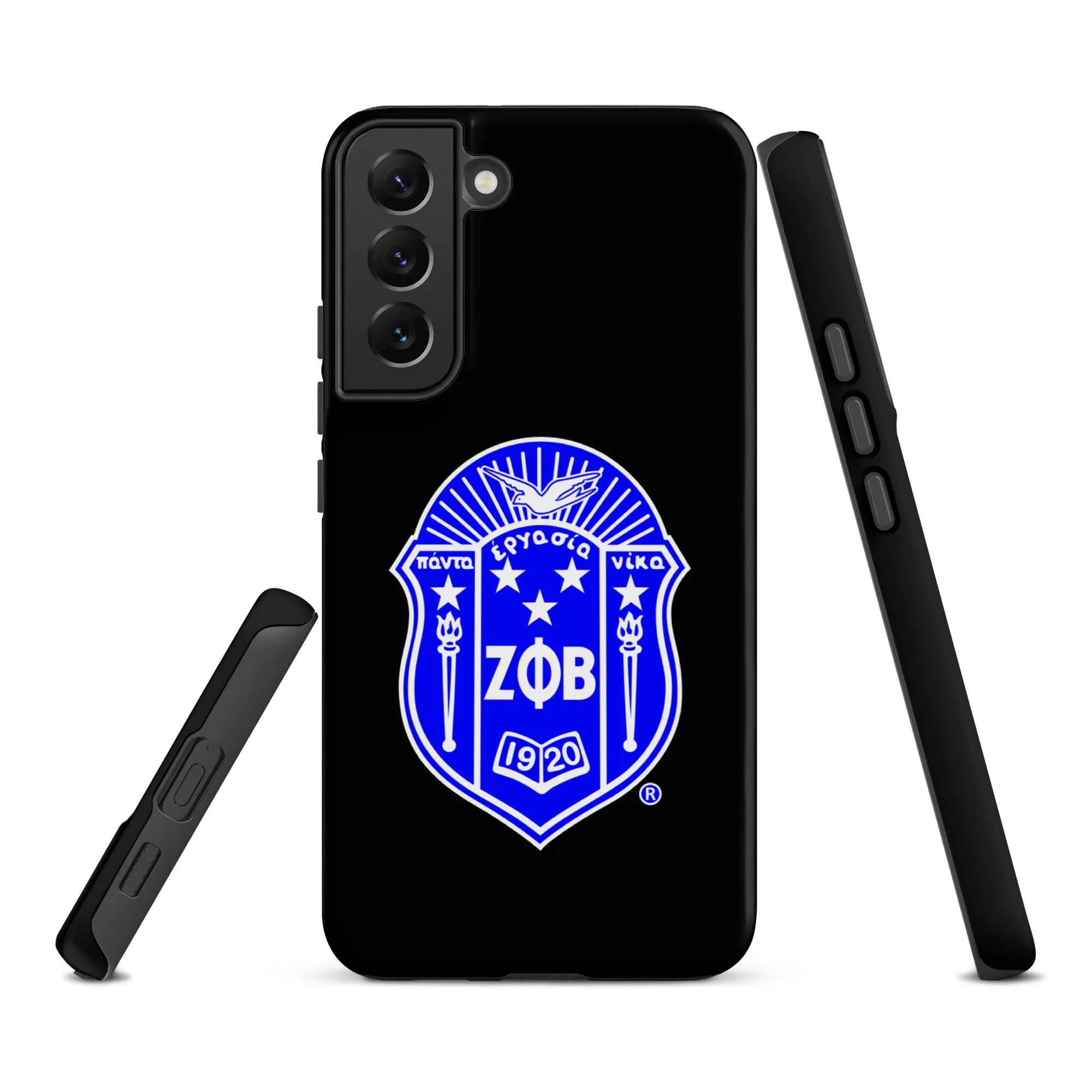 Black Zeta Shield Samsung Case