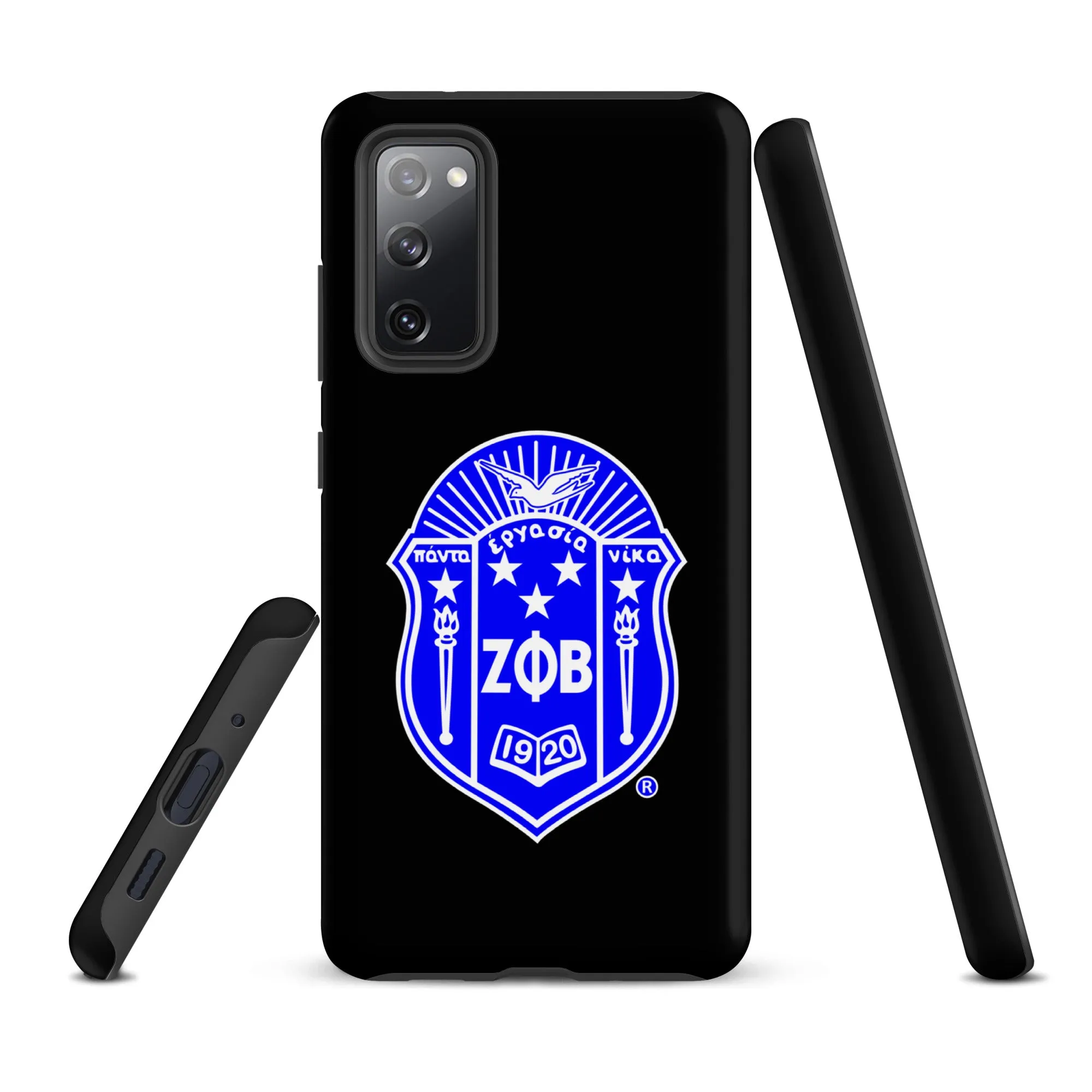 Black Zeta Shield Samsung Case