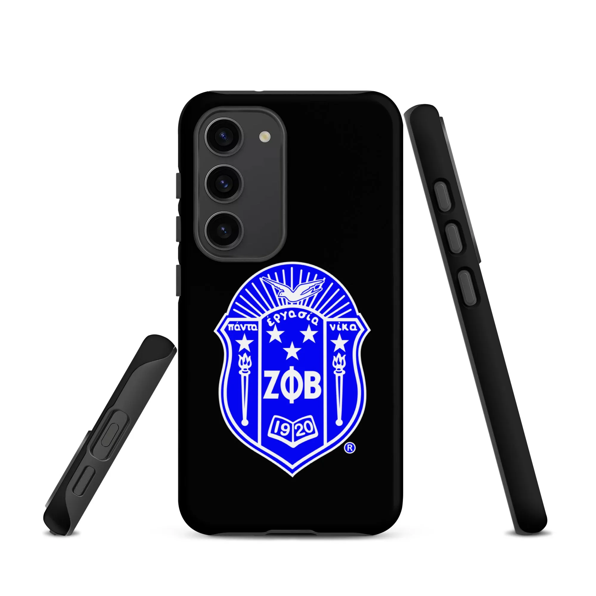 Black Zeta Shield Samsung Case