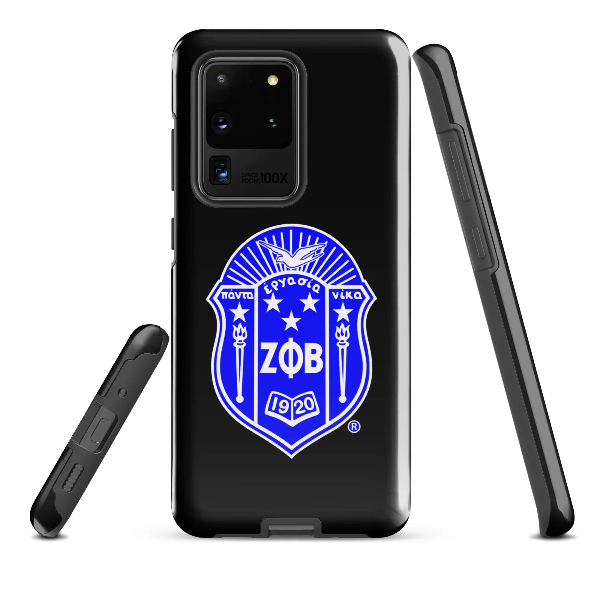 Black Zeta Shield Samsung Case