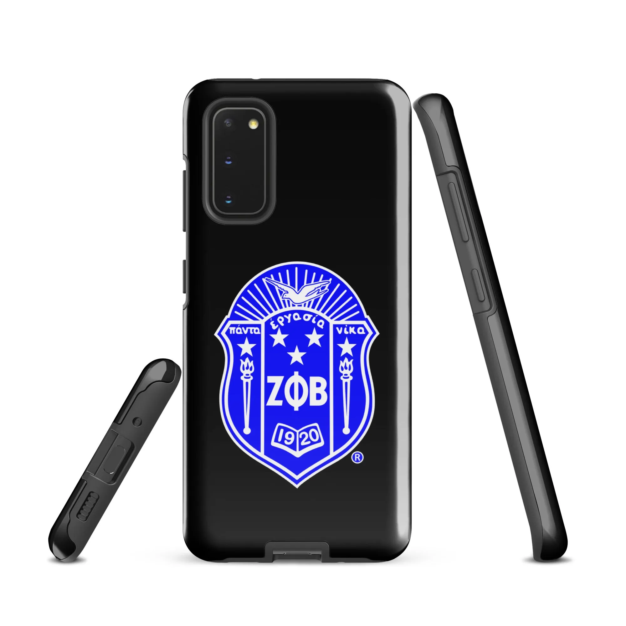 Black Zeta Shield Samsung Case