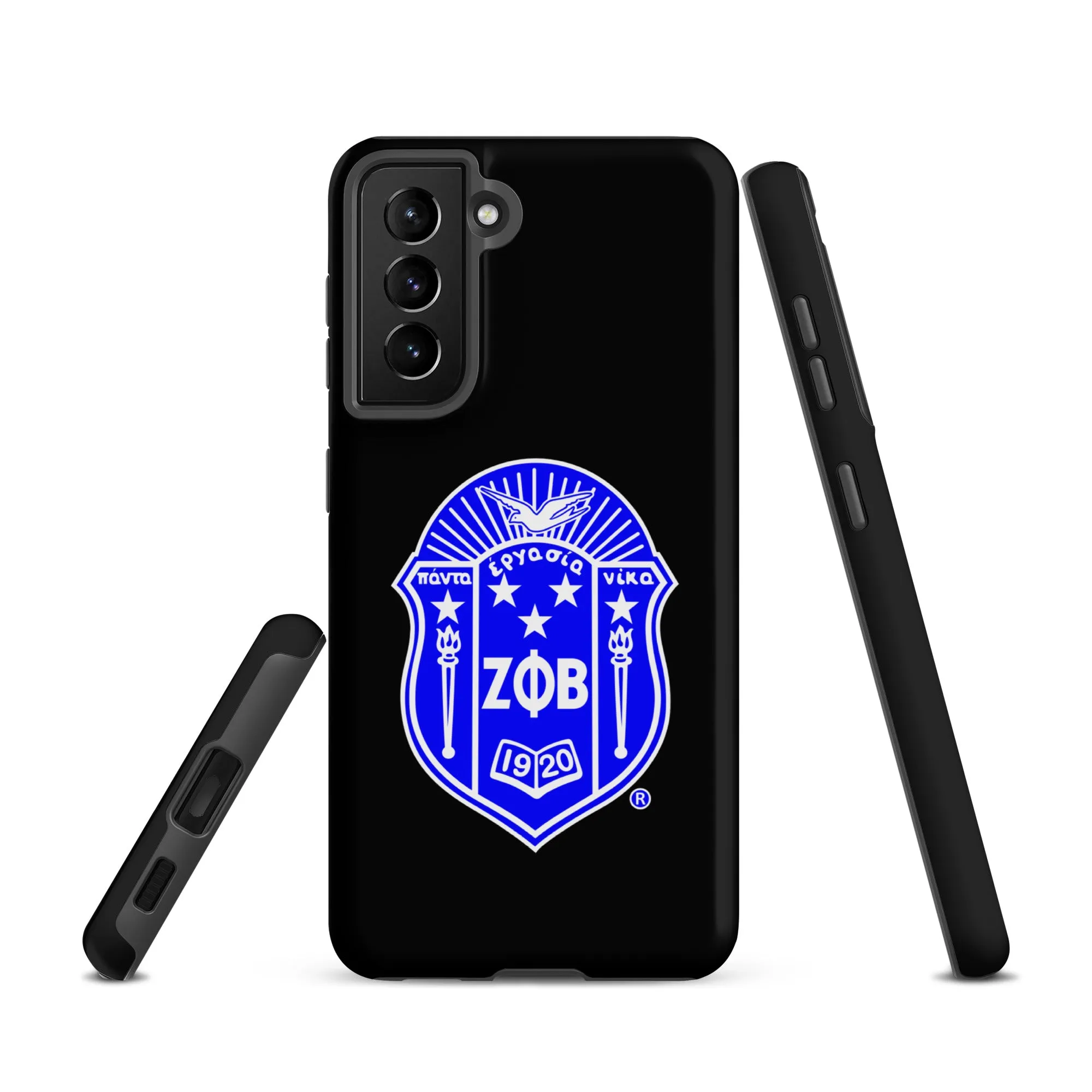 Black Zeta Shield Samsung Case