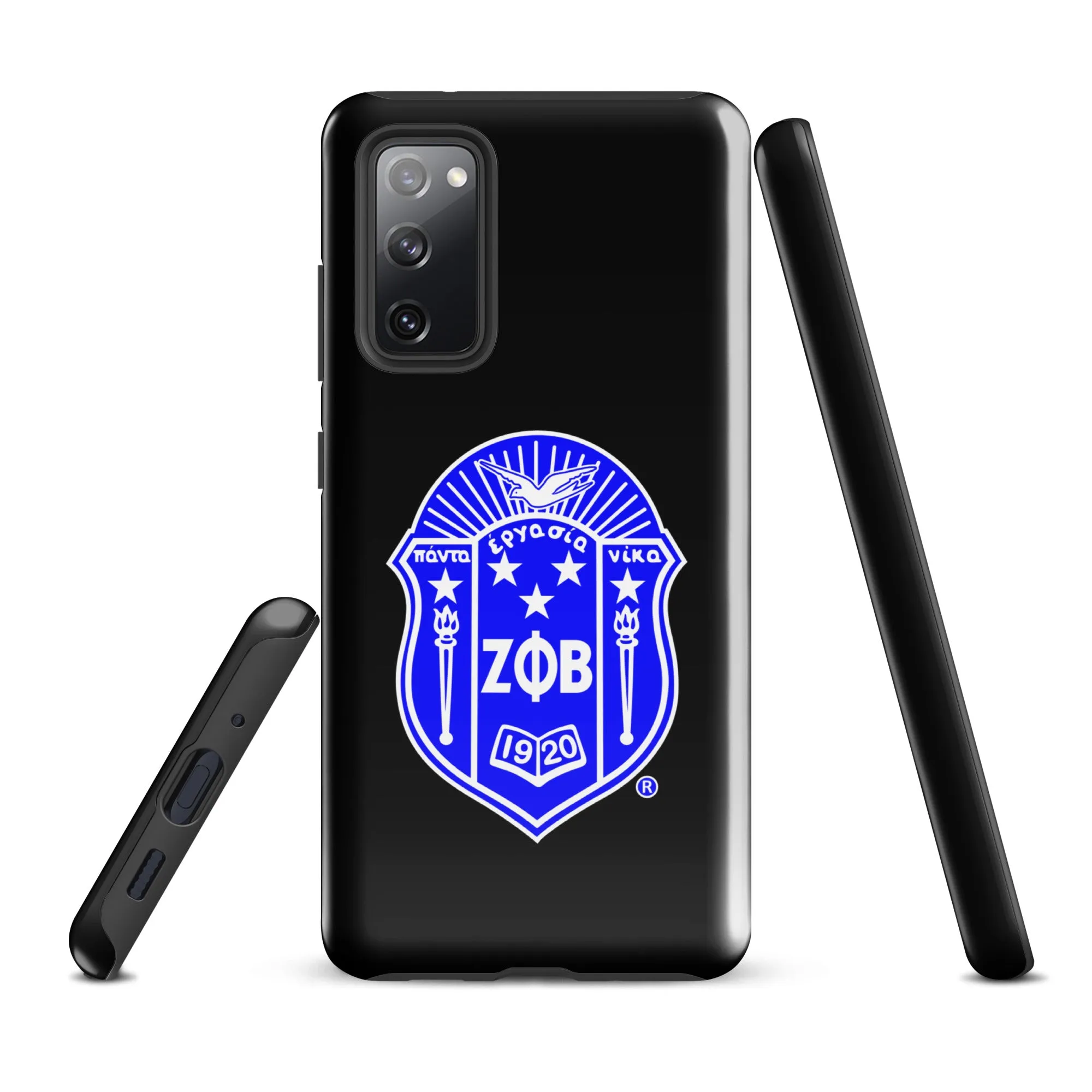 Black Zeta Shield Samsung Case