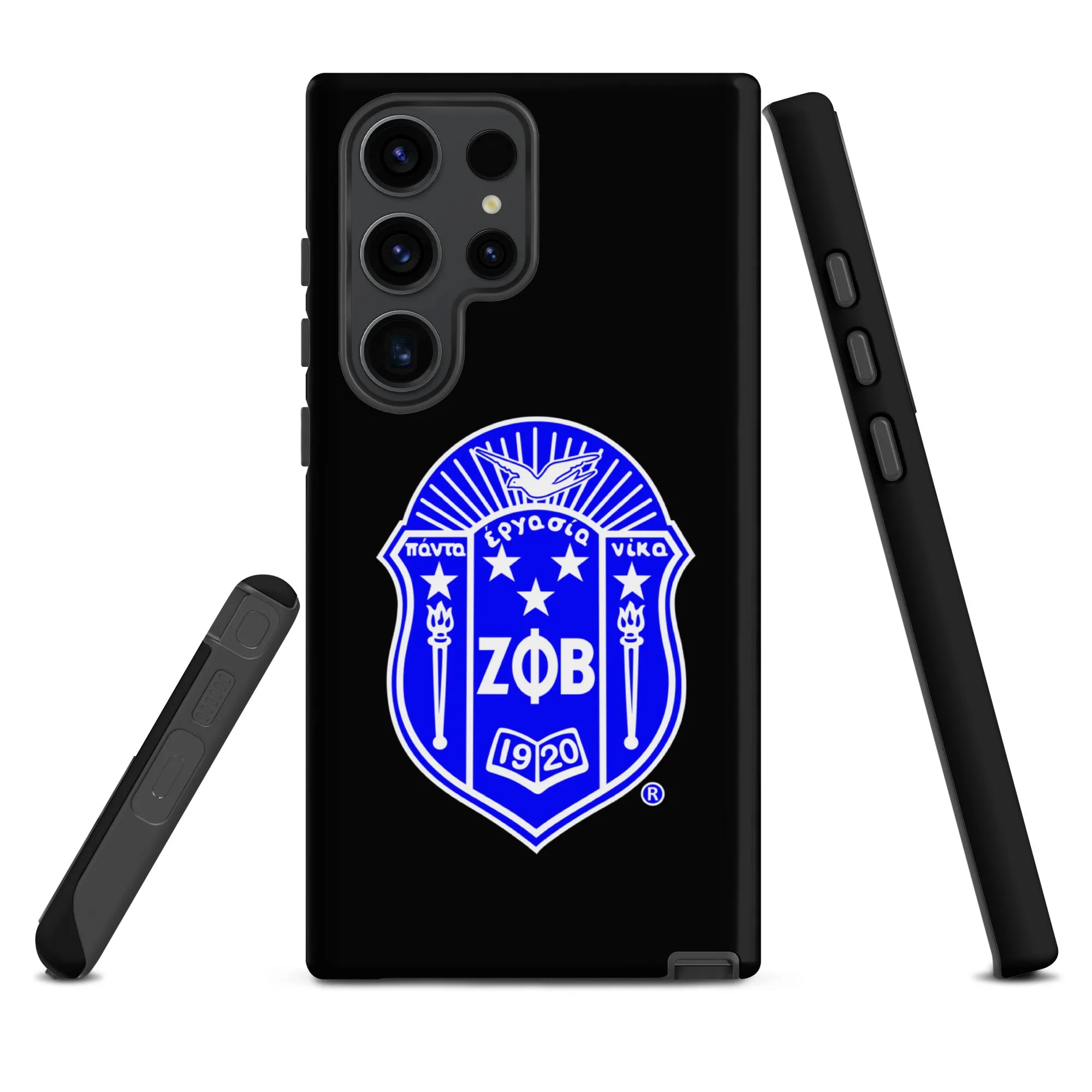 Black Zeta Shield Samsung Case