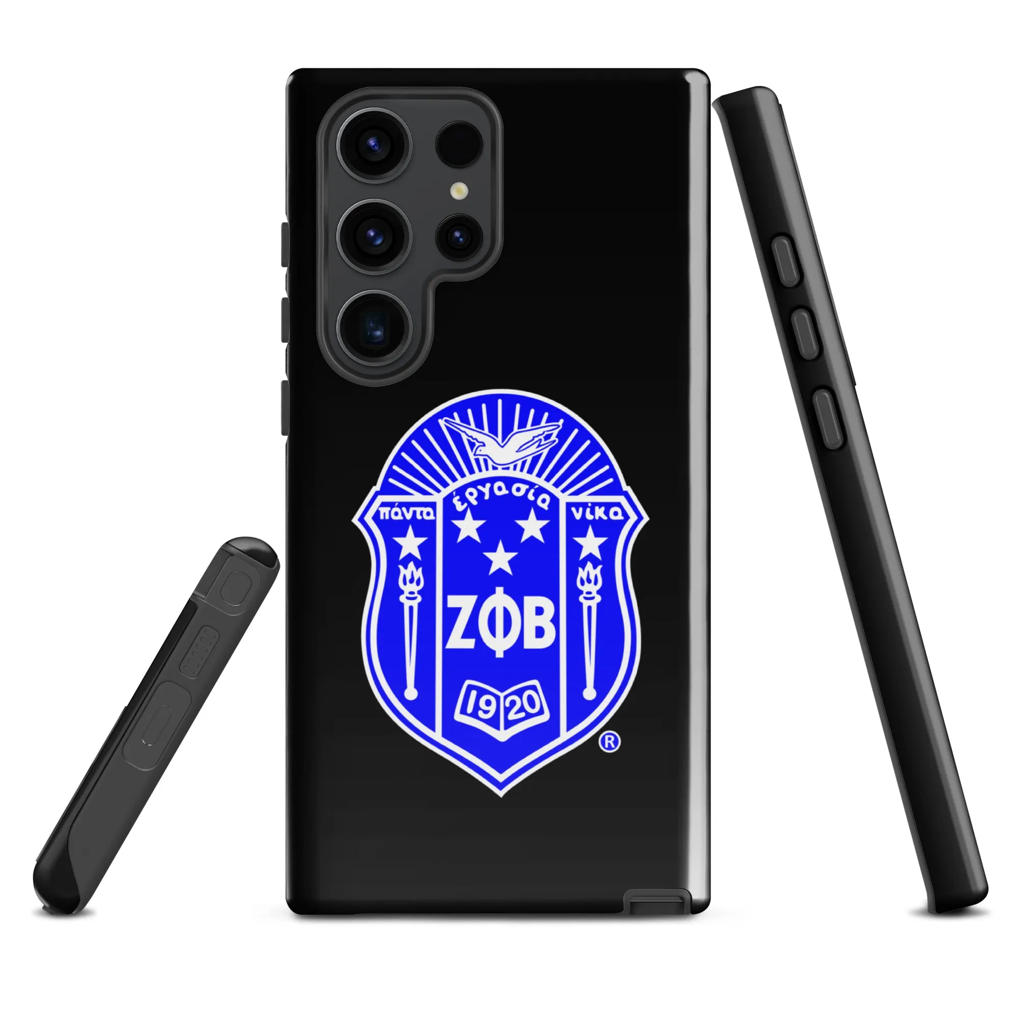 Black Zeta Shield Samsung Case