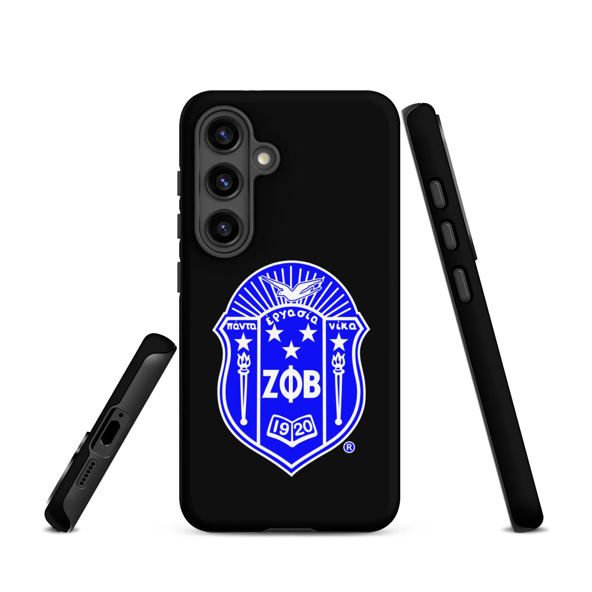 Black Zeta Shield Samsung Case