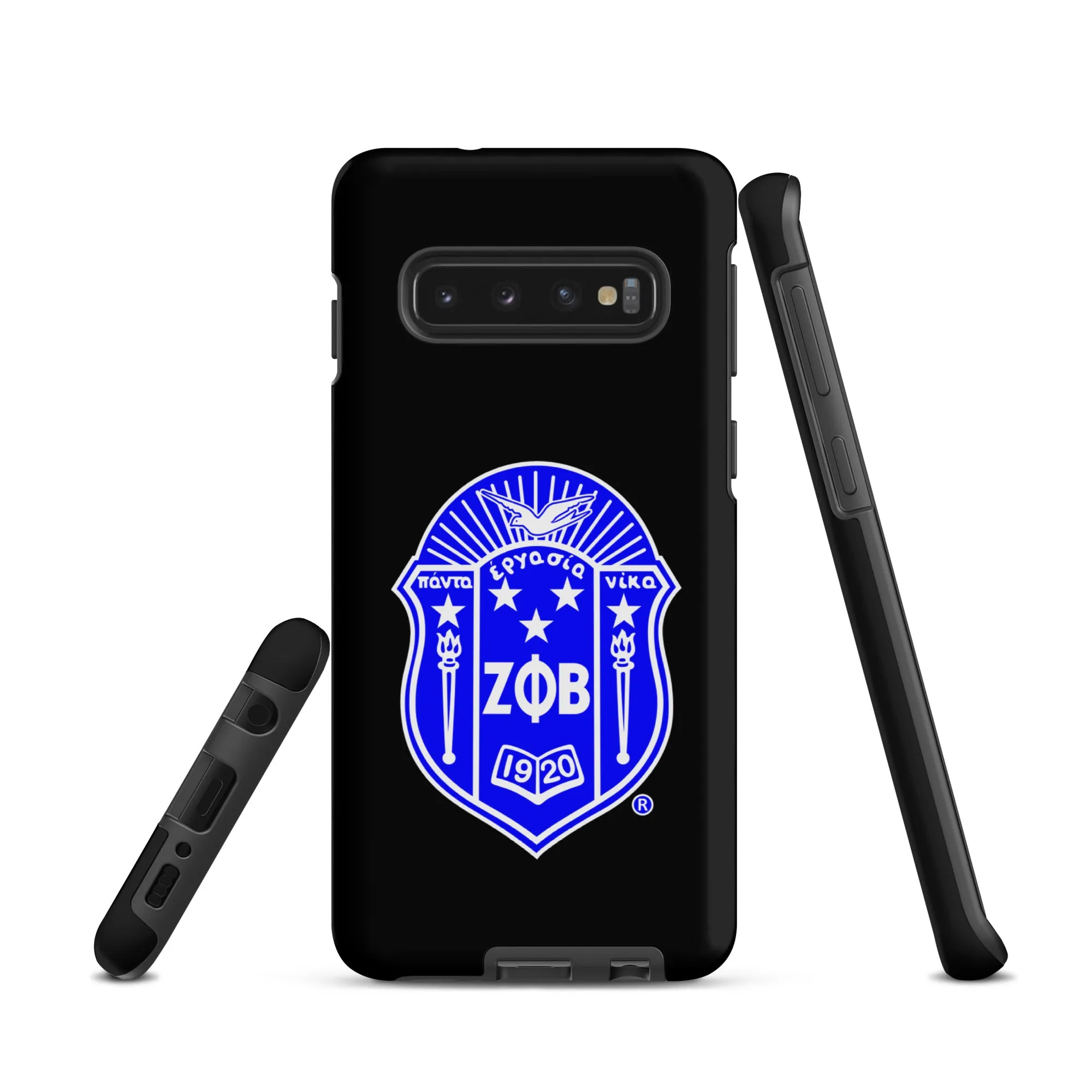 Black Zeta Shield Samsung Case